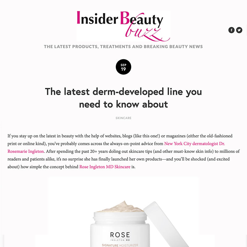 Insider Beauty Buzz: The latest derm-developed line you need to know about