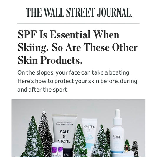 Wall Street Journal: SPF Is Essential When Skiing. So Are These Other Skin
