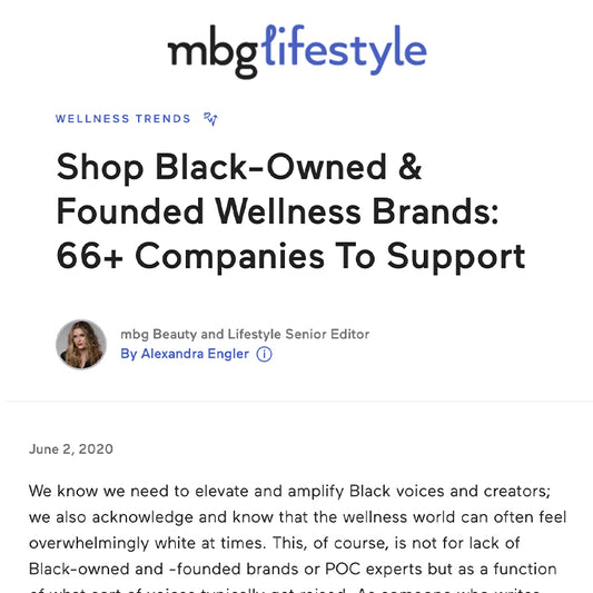 mindbodygreen: Shop Black-Owned & Founded Wellness Brands: 66+ Companies To Support