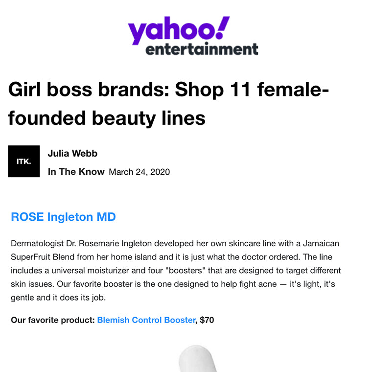 Yahoo: Girl boss brands: Shop 11 female-founded beauty lines
